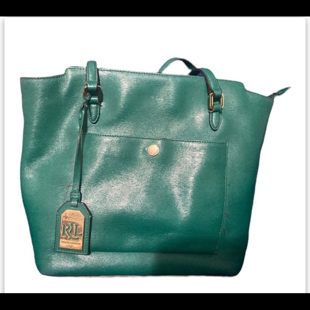 Ralph Lauren green tote